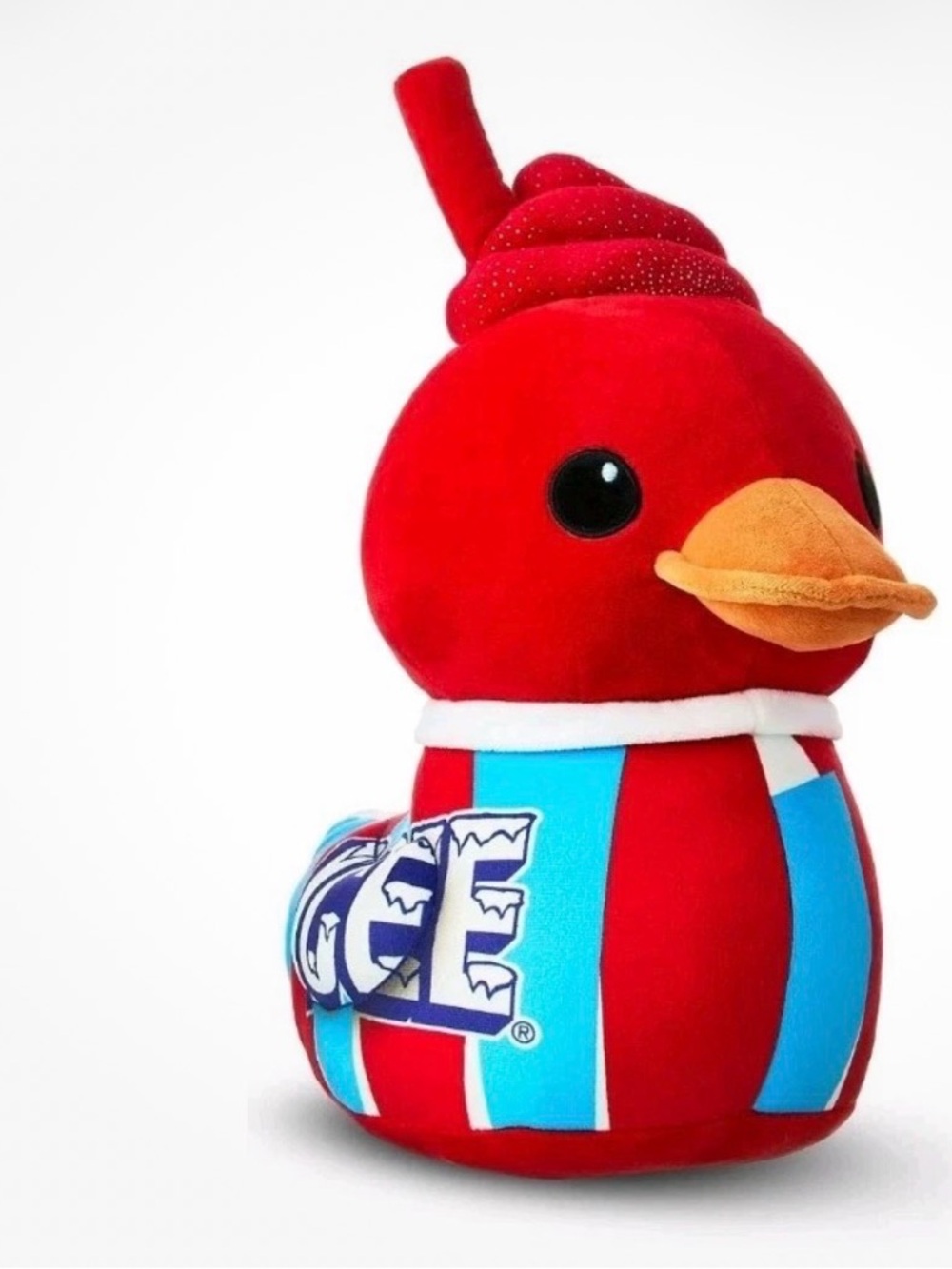 Red Icee Plush Duck Fruity Punch Scented Hard To Find 2025 Large